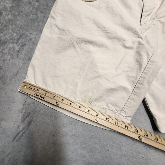 Tommy Hilfiger Shorts Mens 40 White Chino Flat Front Service Surplus 4 Sports - Picture 6 of 11